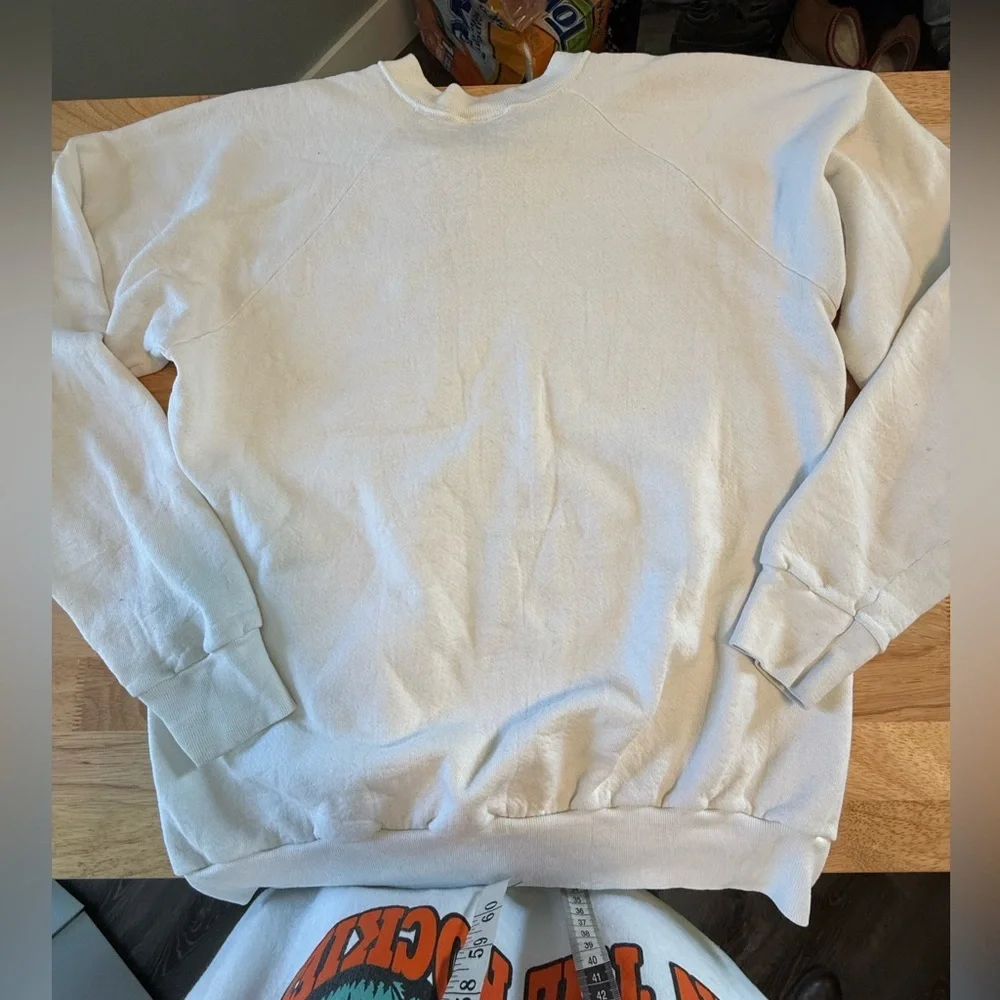Vintage White Mr. Video Graphic Sweatshirt - Picture 10 of 10